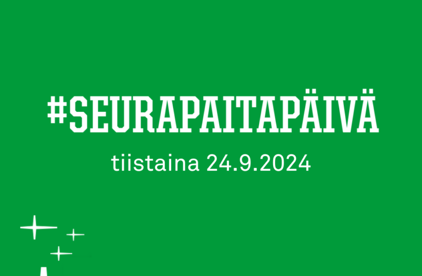 #SEURAPÄIVÄÄ VIETETÄÄN 24.9.2024